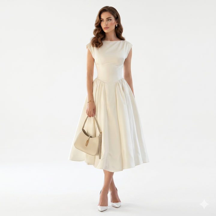 LENNORA – Eleganta maxi kleita ar atvērtu muguru
