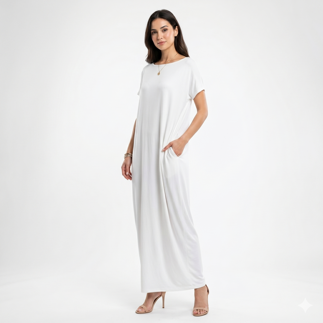 Ulīssa - Maxi kleita ar pleciem ārā