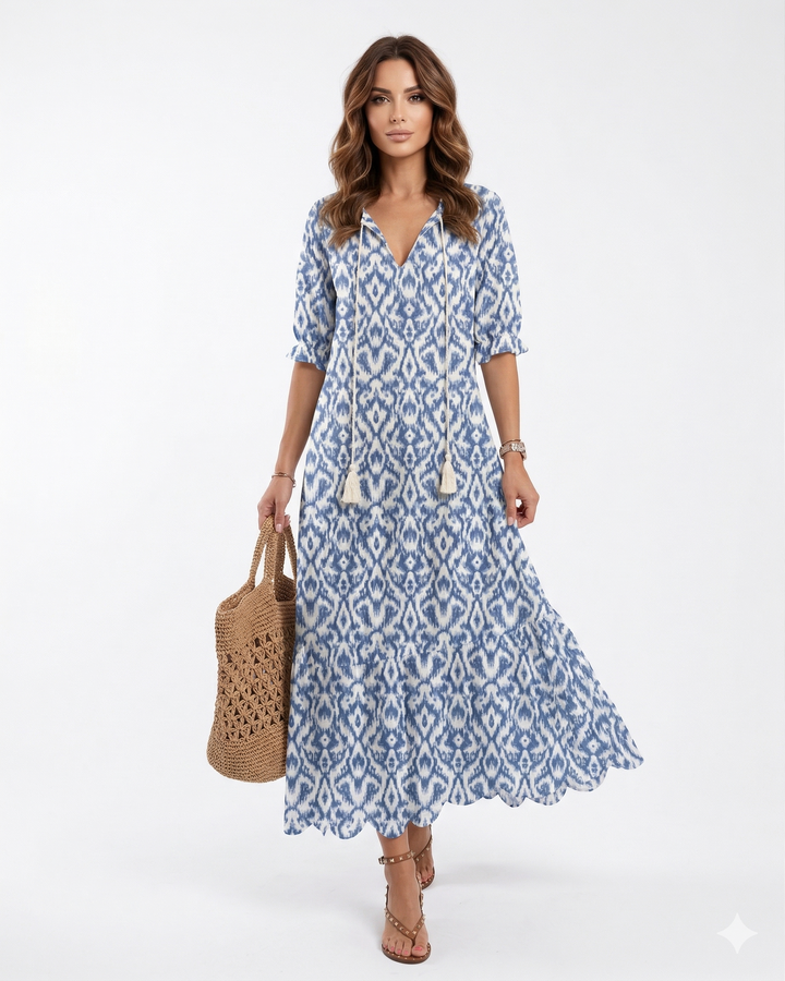 Luna – Gaisīga Boho Kleita