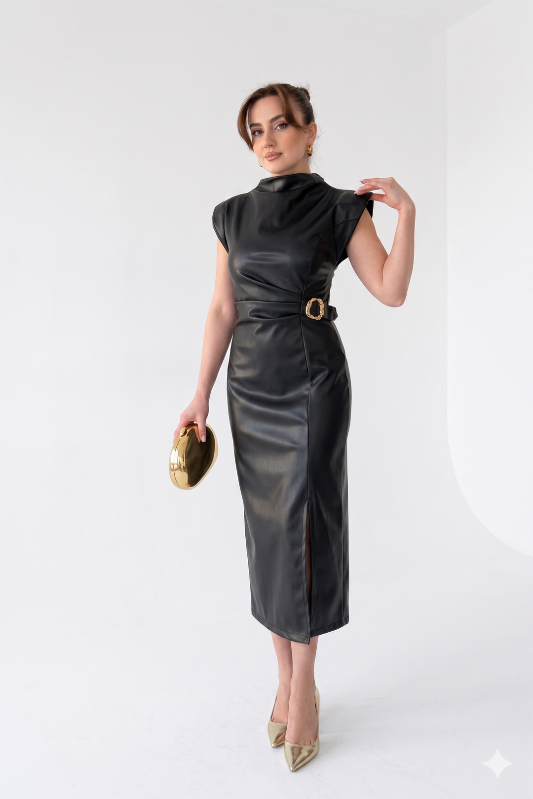 Klondīne - Eleganta kleita ar jostu