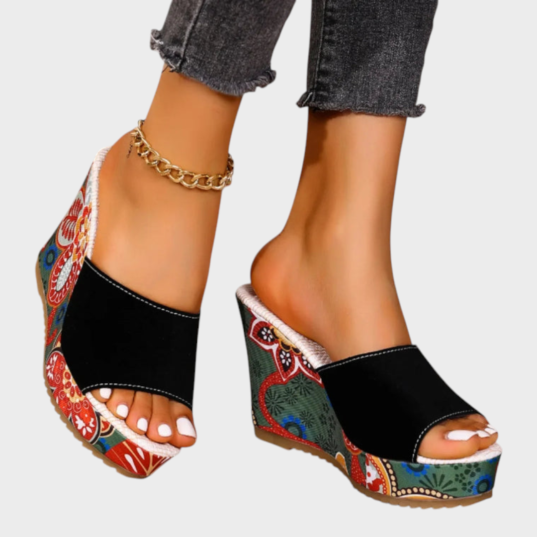 Leanna | Samta Wedge Boheme Sandales