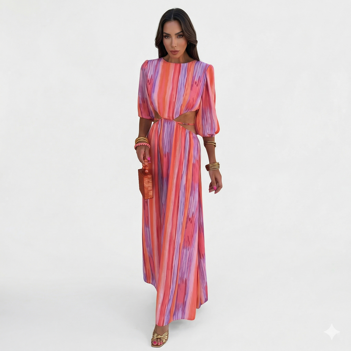 Gianna - Maxi kleita ar maigu audumu