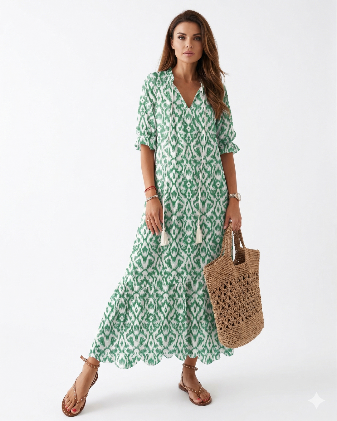 Luna – Gaisīga Boho Kleita