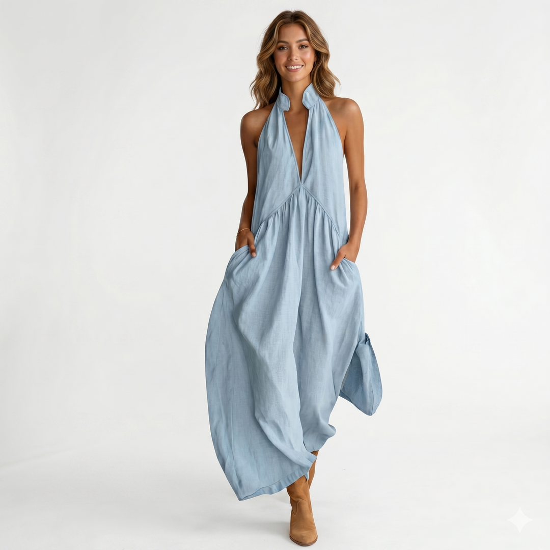 Šānen - Maxi kleita boho stilā