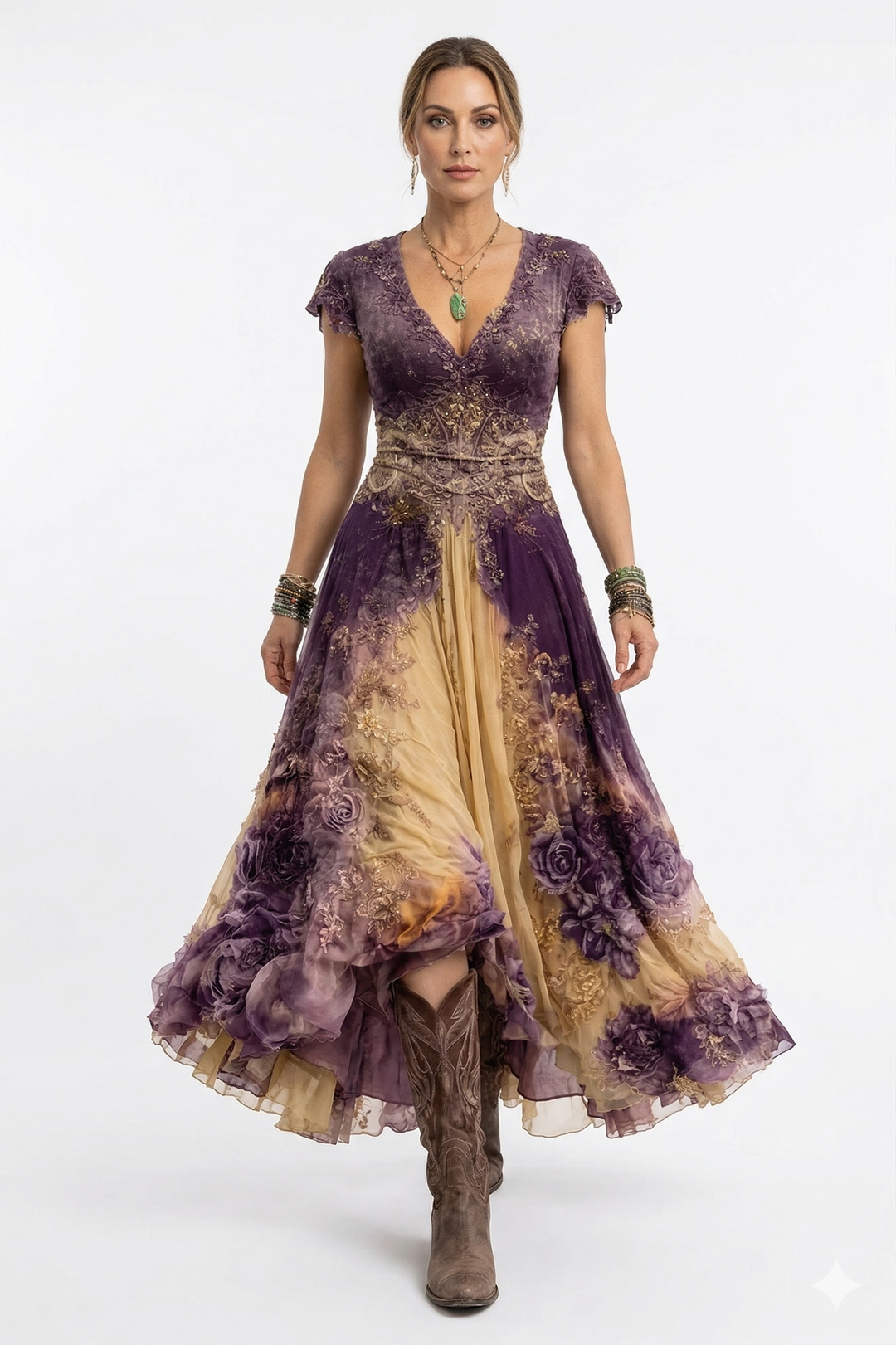 Florenza – Eleganta un Gaisīga Ziedu Kleita