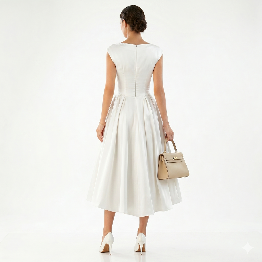LENNORA – Eleganta maxi kleita ar atvērtu muguru