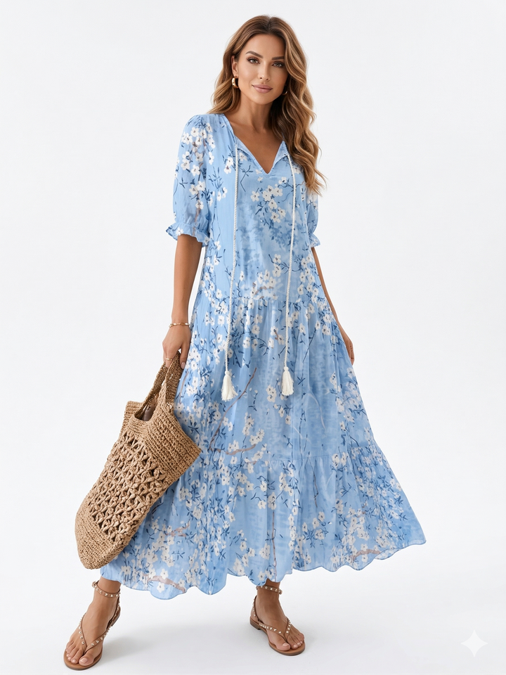 Luna – Gaisīga Boho Kleita