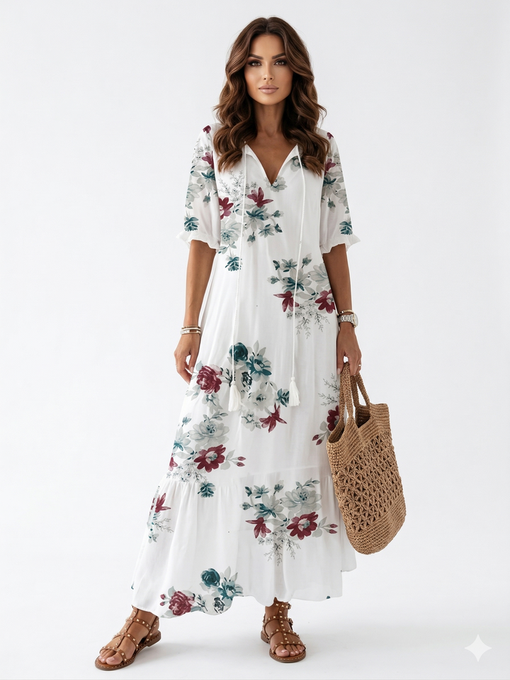 Luna – Gaisīga Boho Kleita
