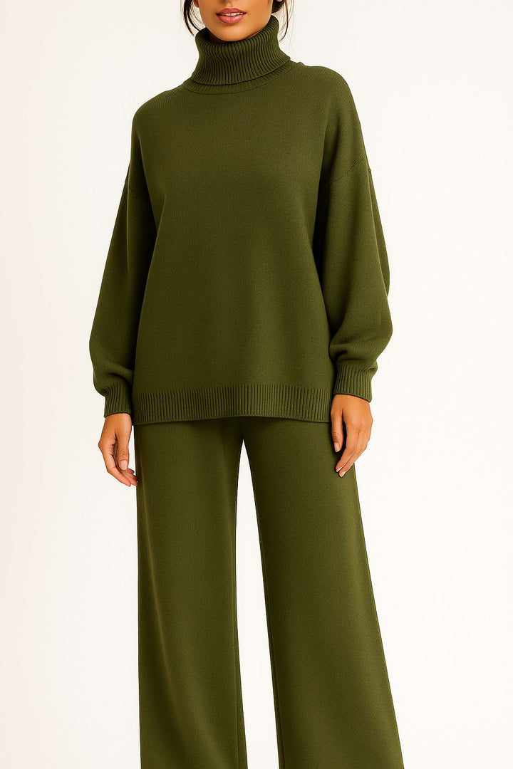 Léna™ Luksusa Trikotāžas Atpūtas Komplekts