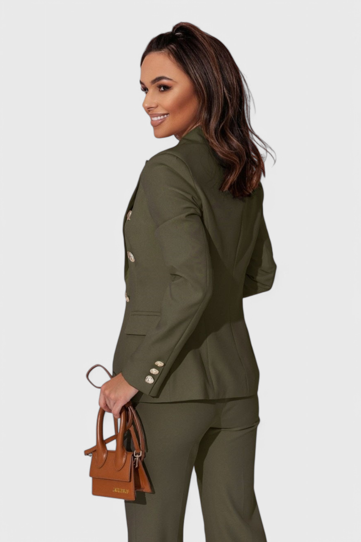 Rosalin Elegants Komplekts ar Blāzeru un Biksēm