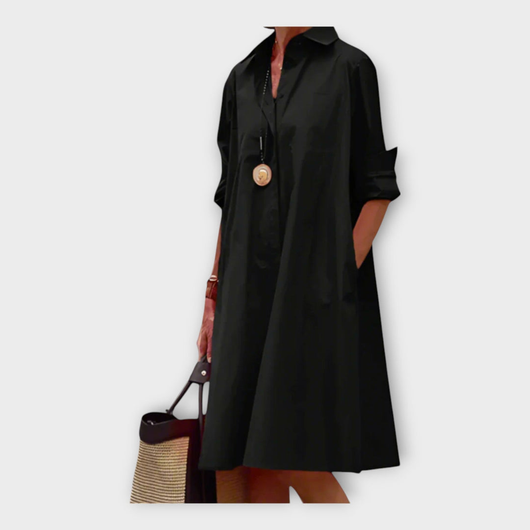 Eleganta polo kleita no premium auduma
