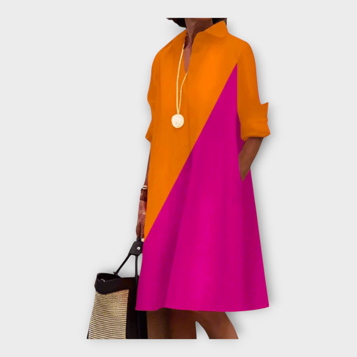 Eleganta polo kleita no premium auduma