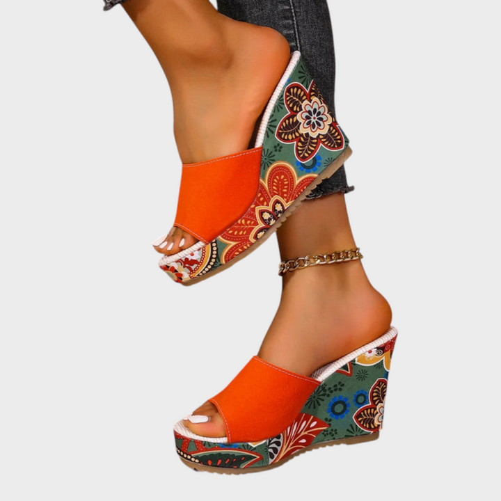 Leanna | Samta Wedge Boheme Sandales
