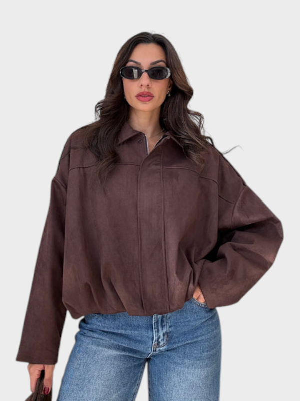 Vita | Suede bomber jaka
