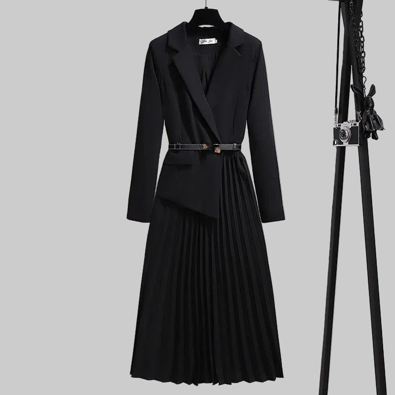 Nova Elegants Plīša Žaketes Kleita