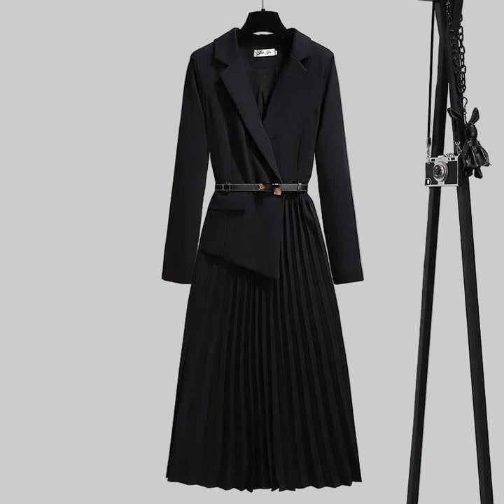 Nova Elegants Plīša Žaketes Kleita