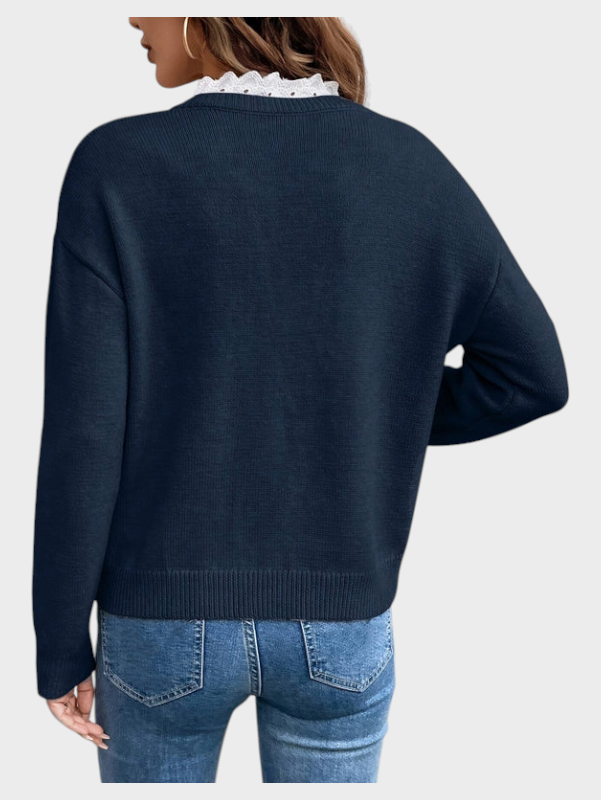 Maja | Elegants T-krekls ar Francijas apkakli