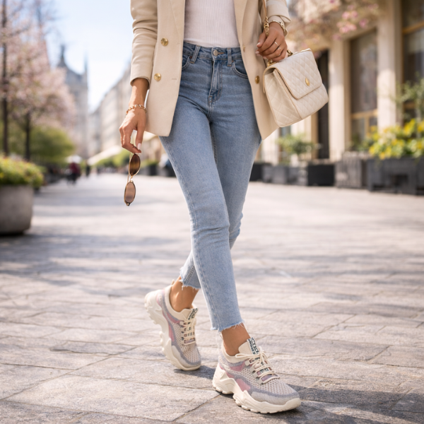 Mia | Gaisa caurlaidīgas sieviešu SNEAKERS komfortam visu dienu