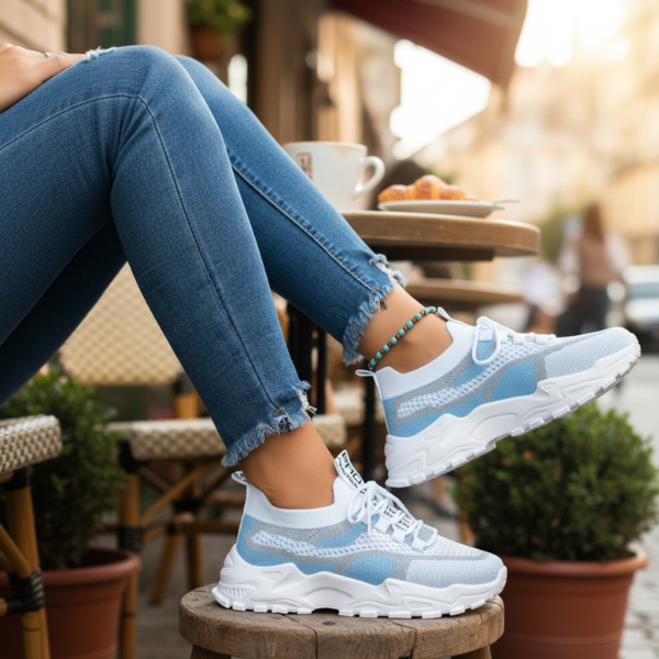 Mia | Gaisa caurlaidīgas sieviešu SNEAKERS komfortam visu dienu