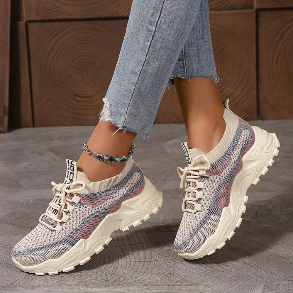 Mia | Gaisa caurlaidīgas sieviešu SNEAKERS komfortam visu dienu