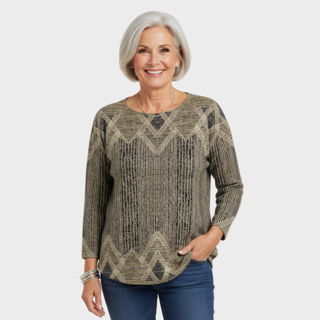 Margaret | Rūtainais Vintage Mētelis