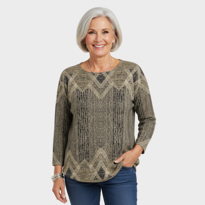 Margaret | Rūtainais Vintage Mētelis