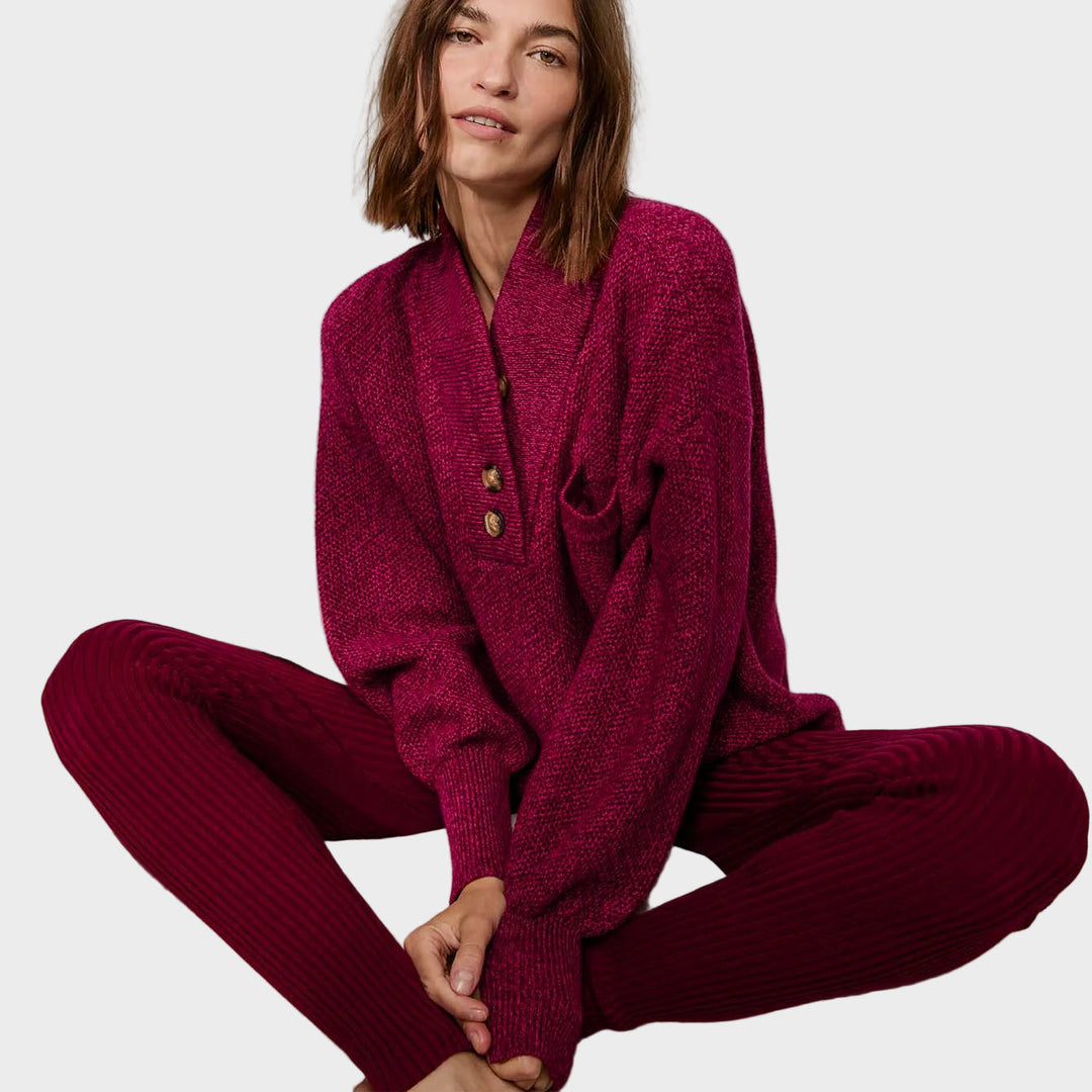 Cottonsilk™ Henley krekls ar kabatu