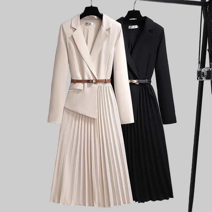 Nova Elegants Plīša Žaketes Kleita