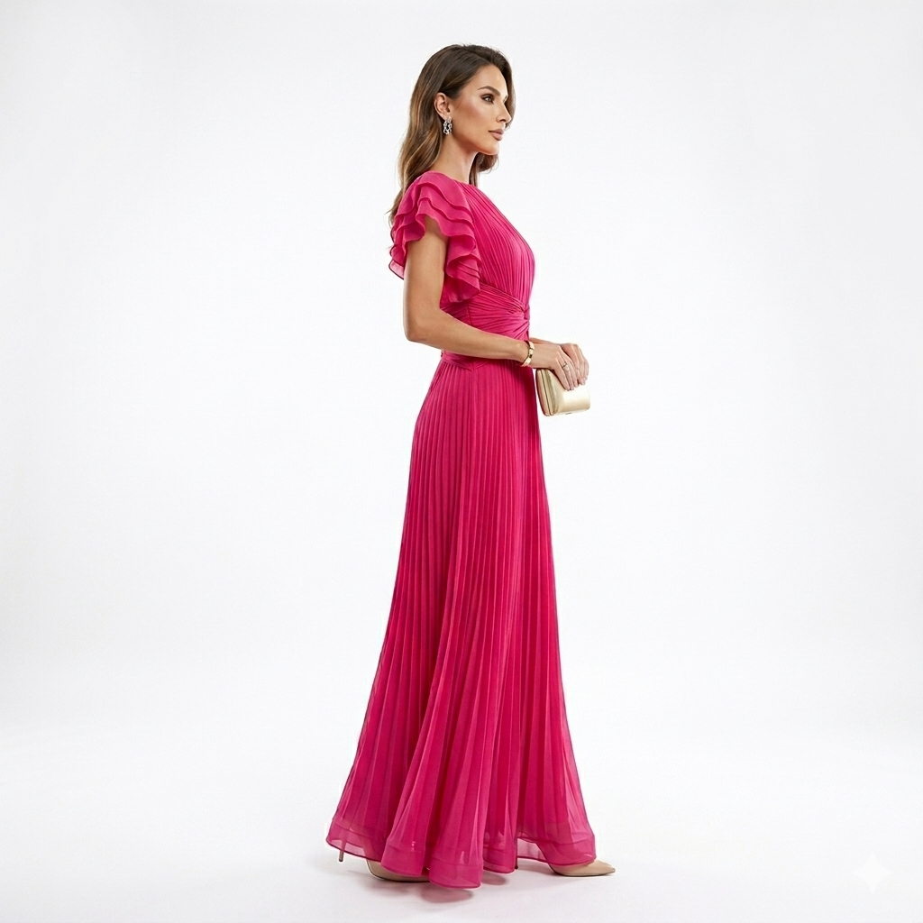 Abigaila - Plisētā Vakara Kleita