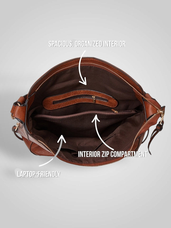 Sūf | Grezna Ādas Pretzagļu Hobo Soma