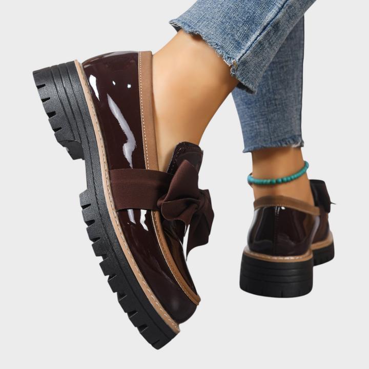 Monica | Komfortabli sieviešu slip-on loafers ar biezu pretizslīdēšanas zoli
