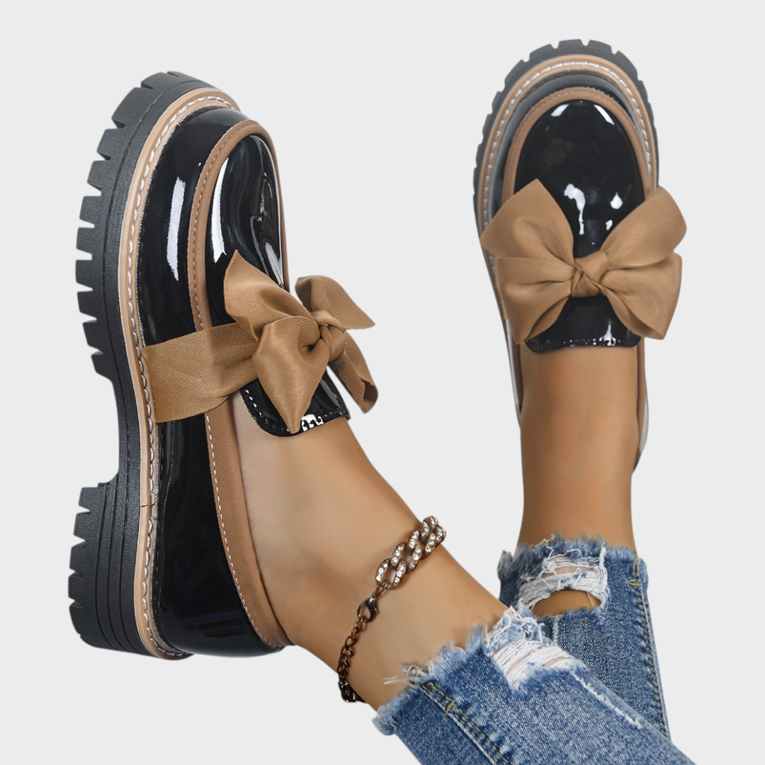 Monica | Komfortabli sieviešu slip-on loafers ar biezu pretizslīdēšanas zoli