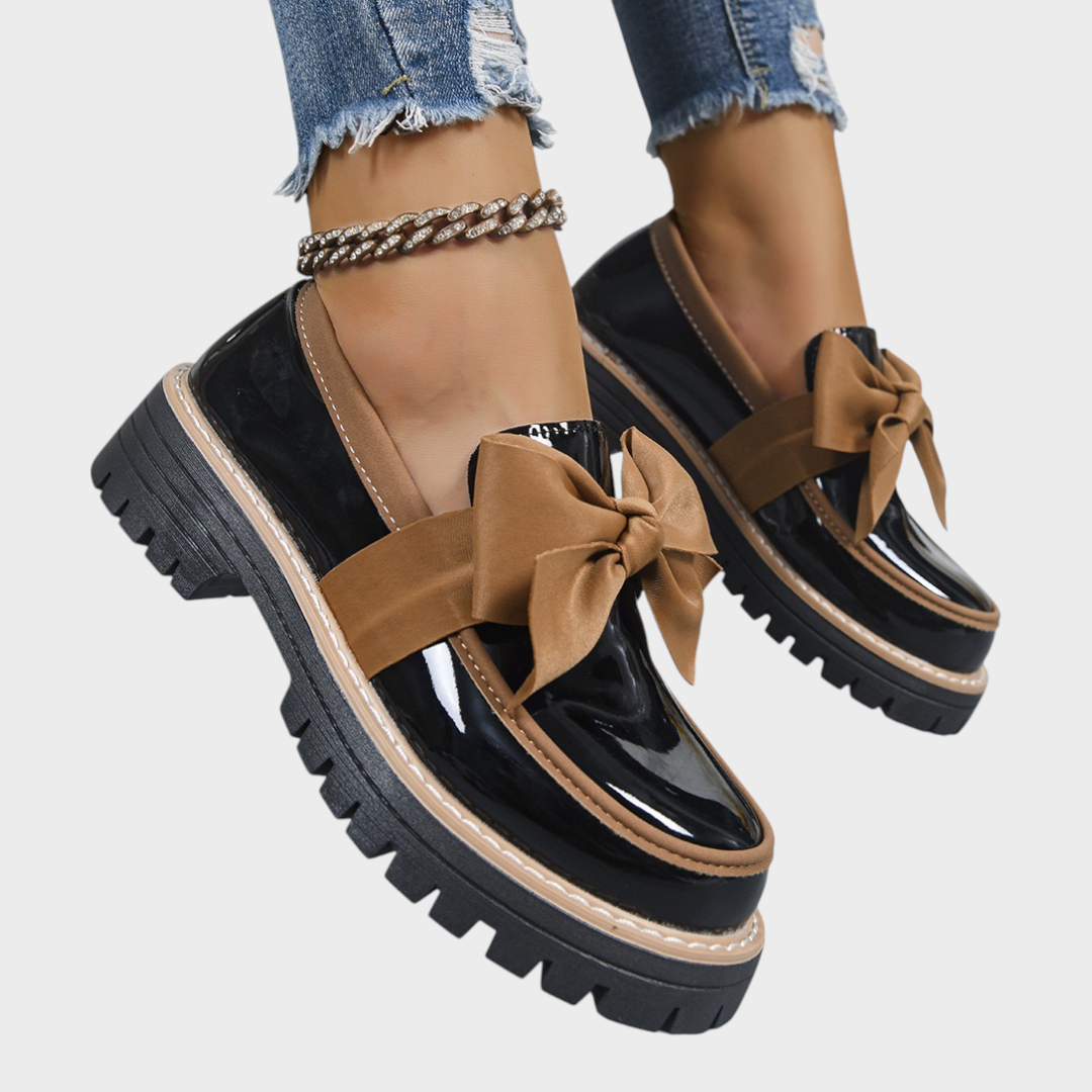 Monica | Komfortabli sieviešu slip-on loafers ar biezu pretizslīdēšanas zoli