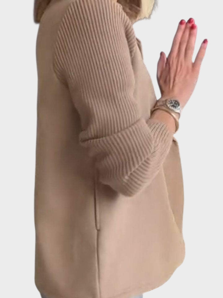 Elegants žakets ar adītiem piedurkām