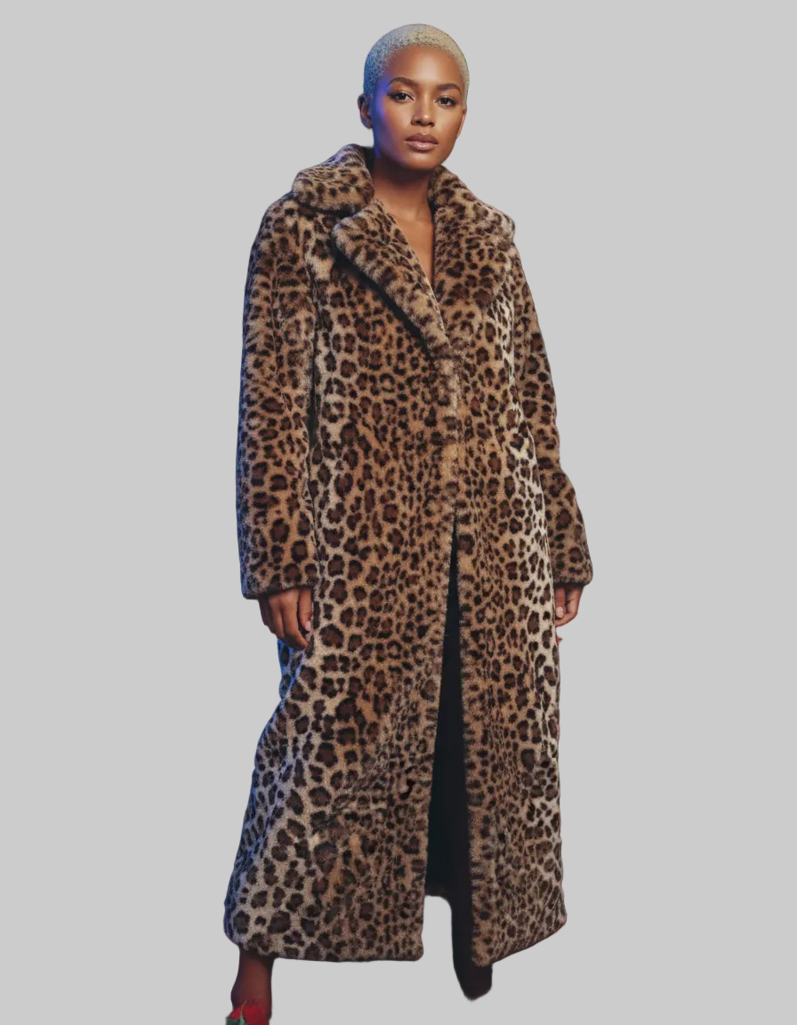 Aurelia Leoparda Mētelis no Mākslīgās Vilnas