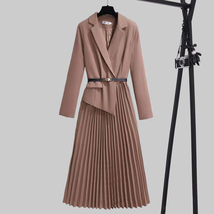 Nova Elegants Plīša Žaketes Kleita