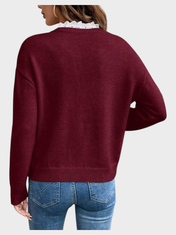 Maja | Elegants T-krekls ar Francijas apkakli