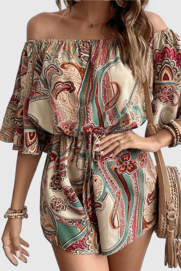 Paloma Boho Kombinezons ar Atvērtām Plecu Daļām