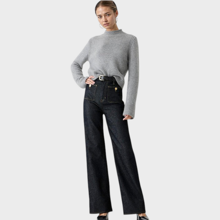 Jhana | Denim Capri bikses