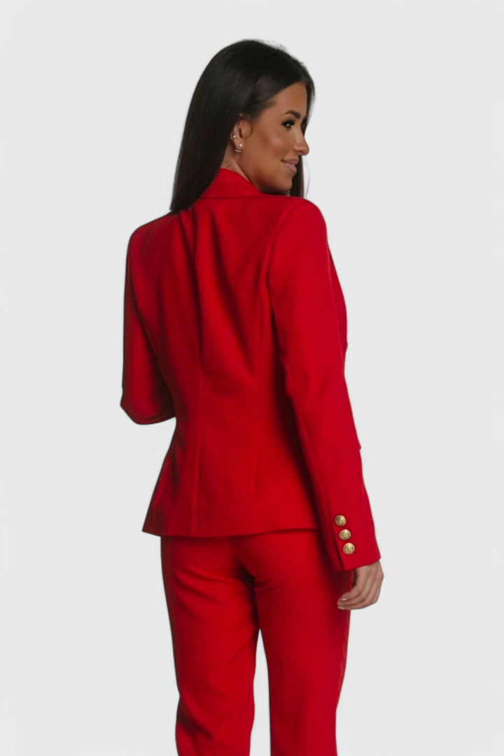 Rosalin Elegants Komplekts ar Blāzeru un Biksēm