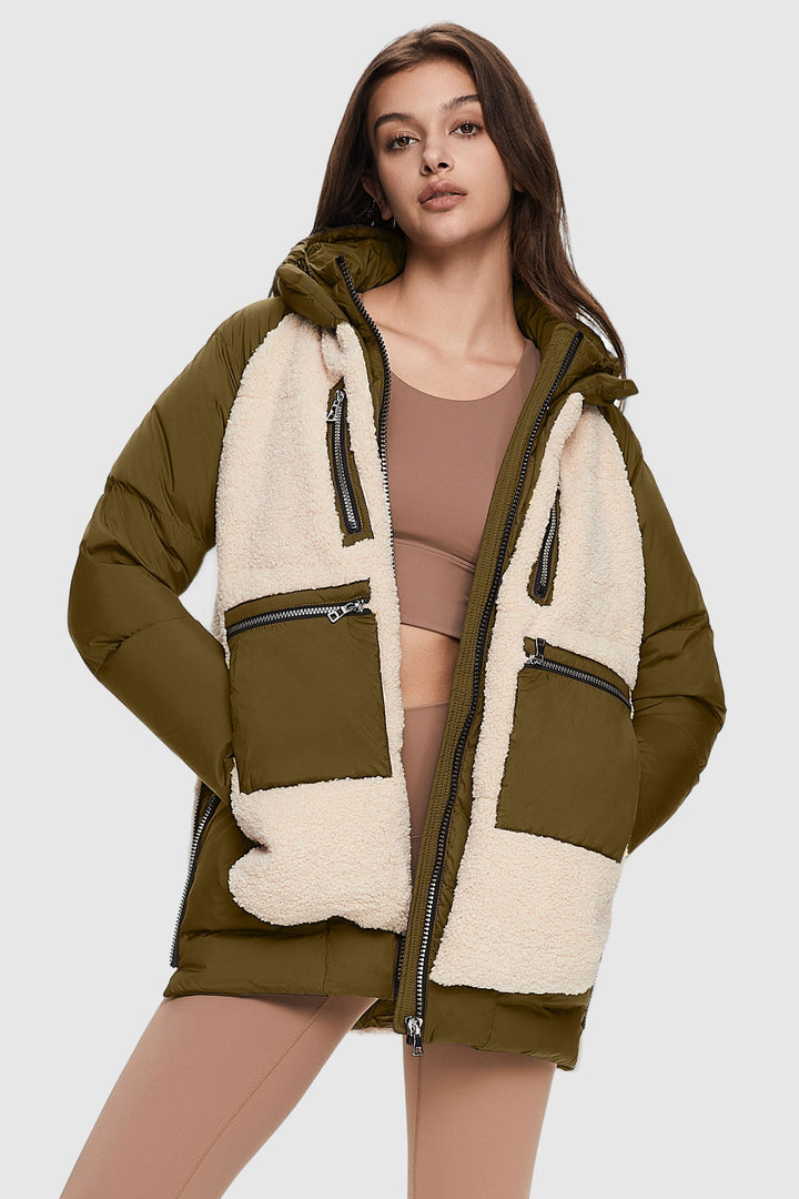 Irene - Fleece pūkains mētelis