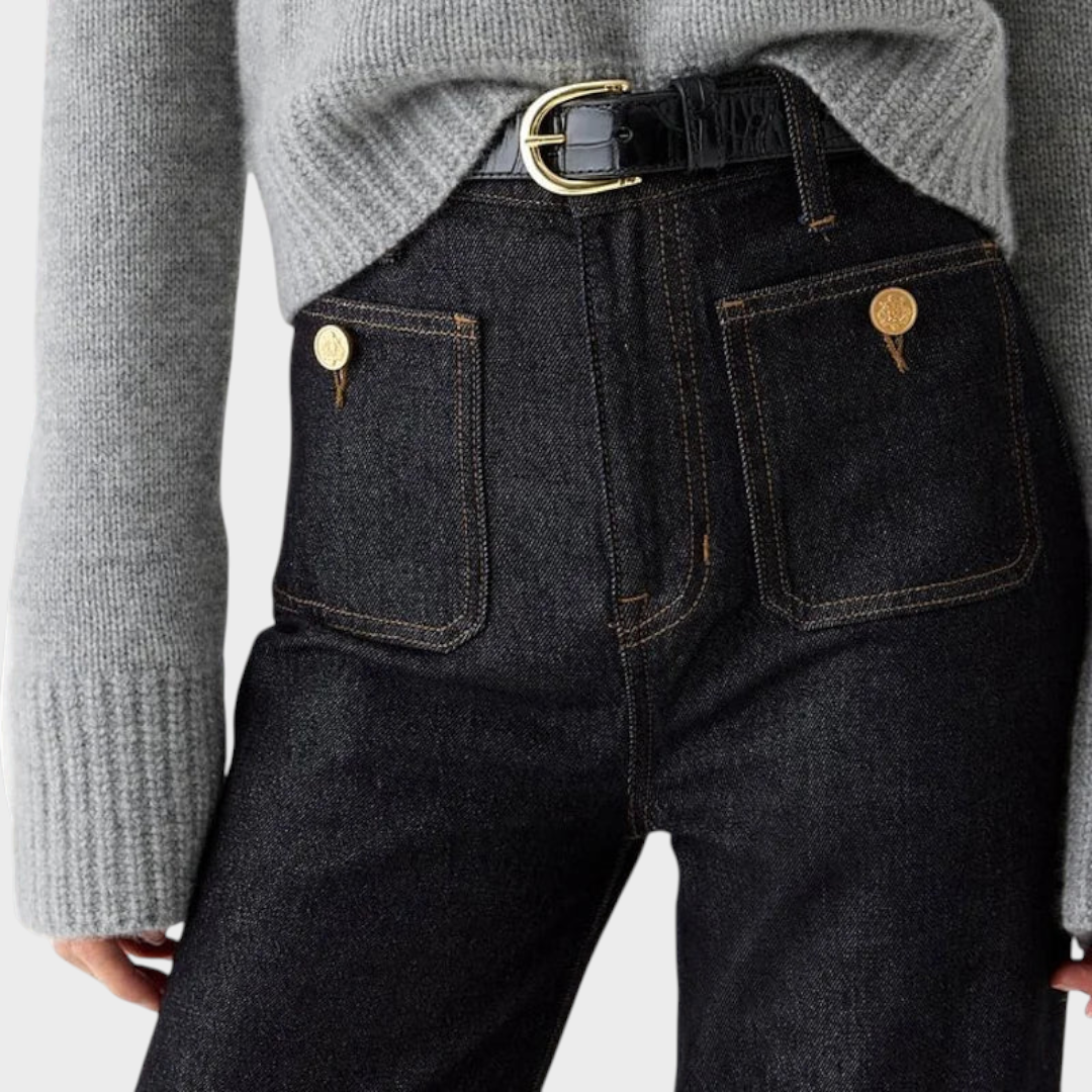 Jhana | Denim Capri bikses