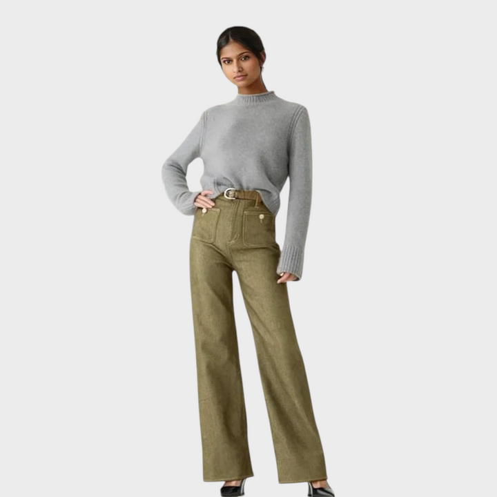 Jhana | Denim Capri bikses