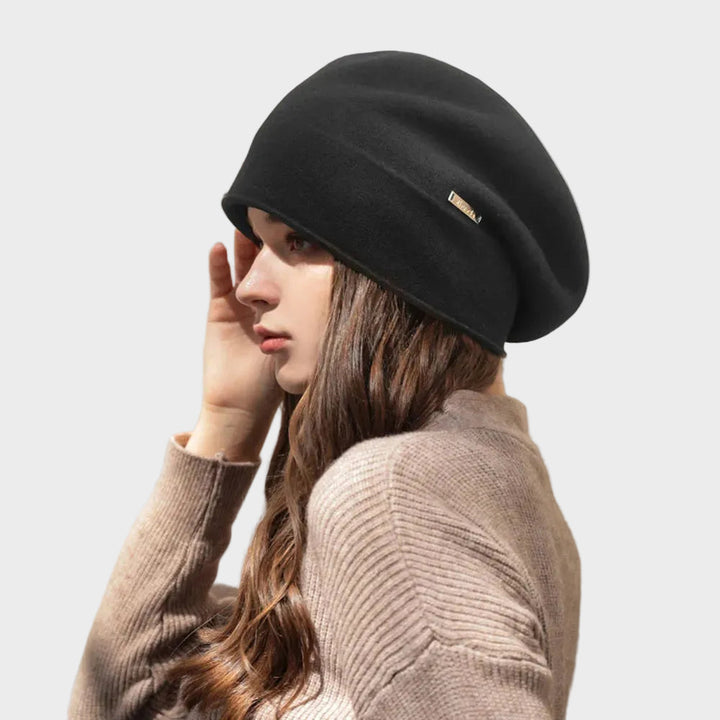 Suz - Mīksts kašmira maisījuma berets brīvā stilā