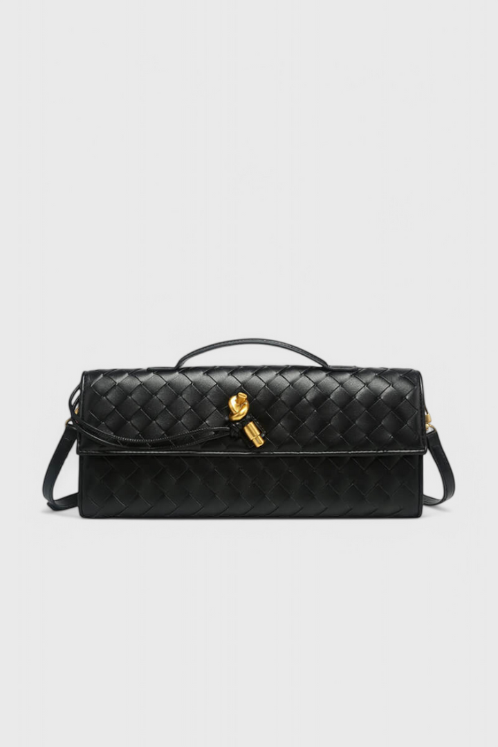 Melanie Clutch soma ar zelta mezglu detaļu