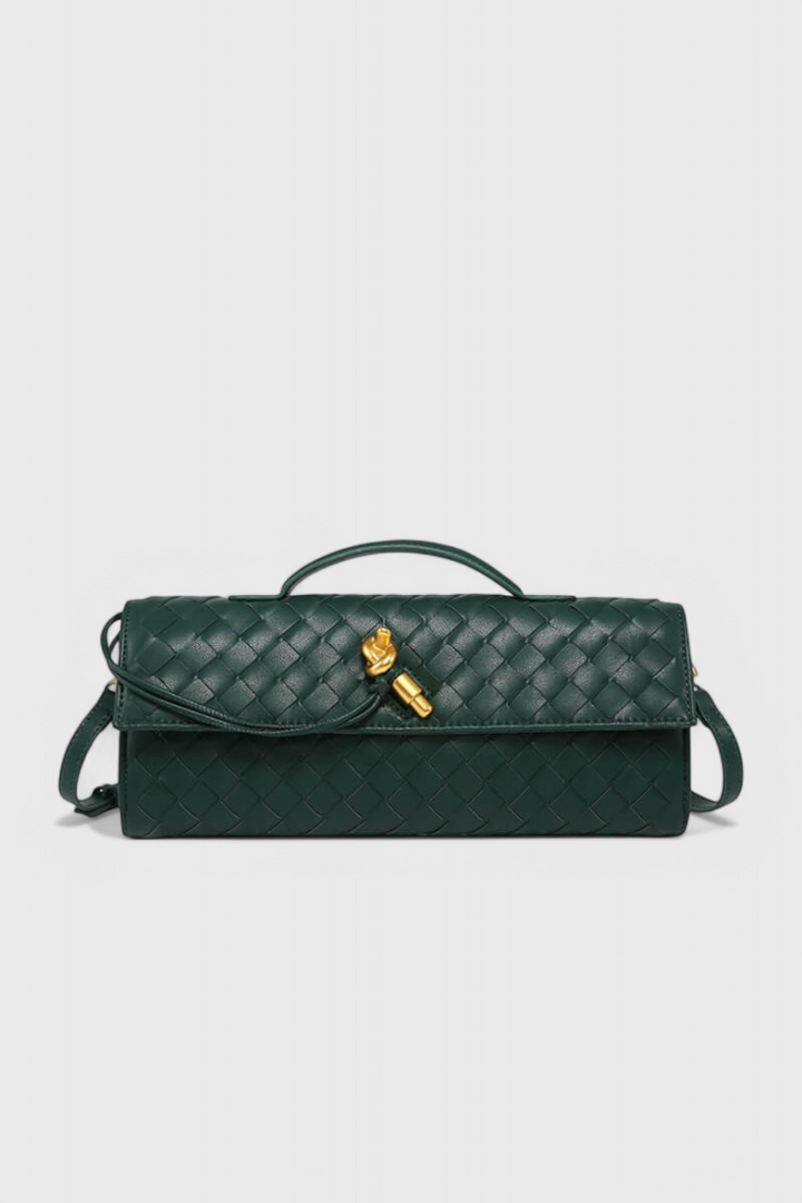 Melanie Clutch soma ar zelta mezglu detaļu