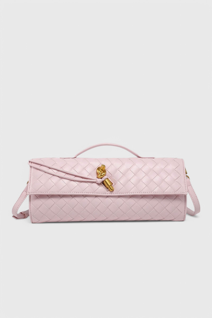 Melanie Clutch soma ar zelta mezglu detaļu