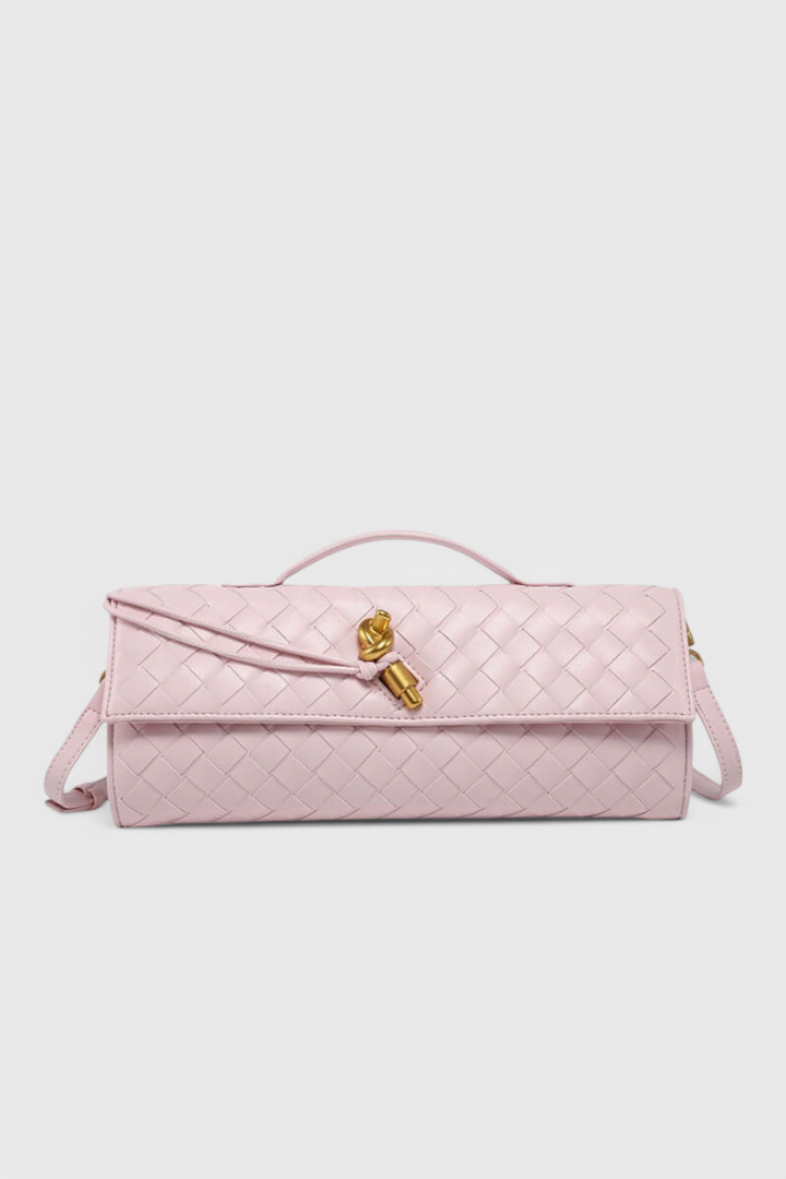Melanie Clutch soma ar zelta mezglu detaļu