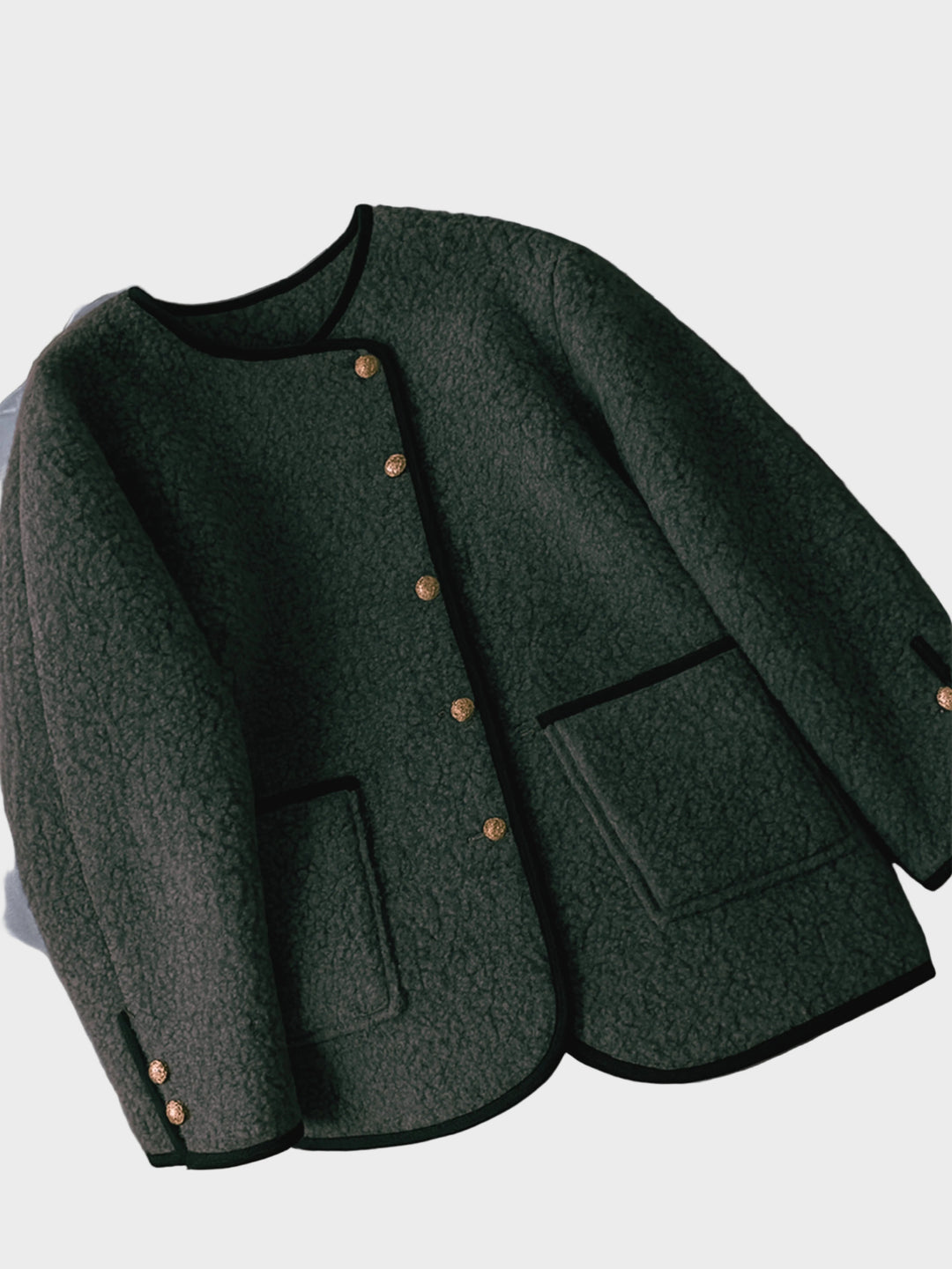 Elaine | Pelēks Sherpa "Muse" Rudens V2