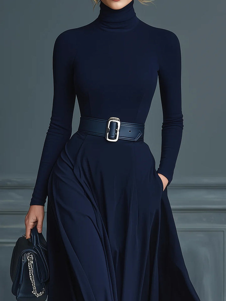 Elora™ | Eleganta maxi kleita ar augstu apkakli